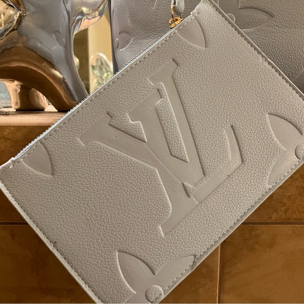 🔥 COPY Louis Vuitton Baby Blue Neverfull Tote Bag - Picture 4 of 7
